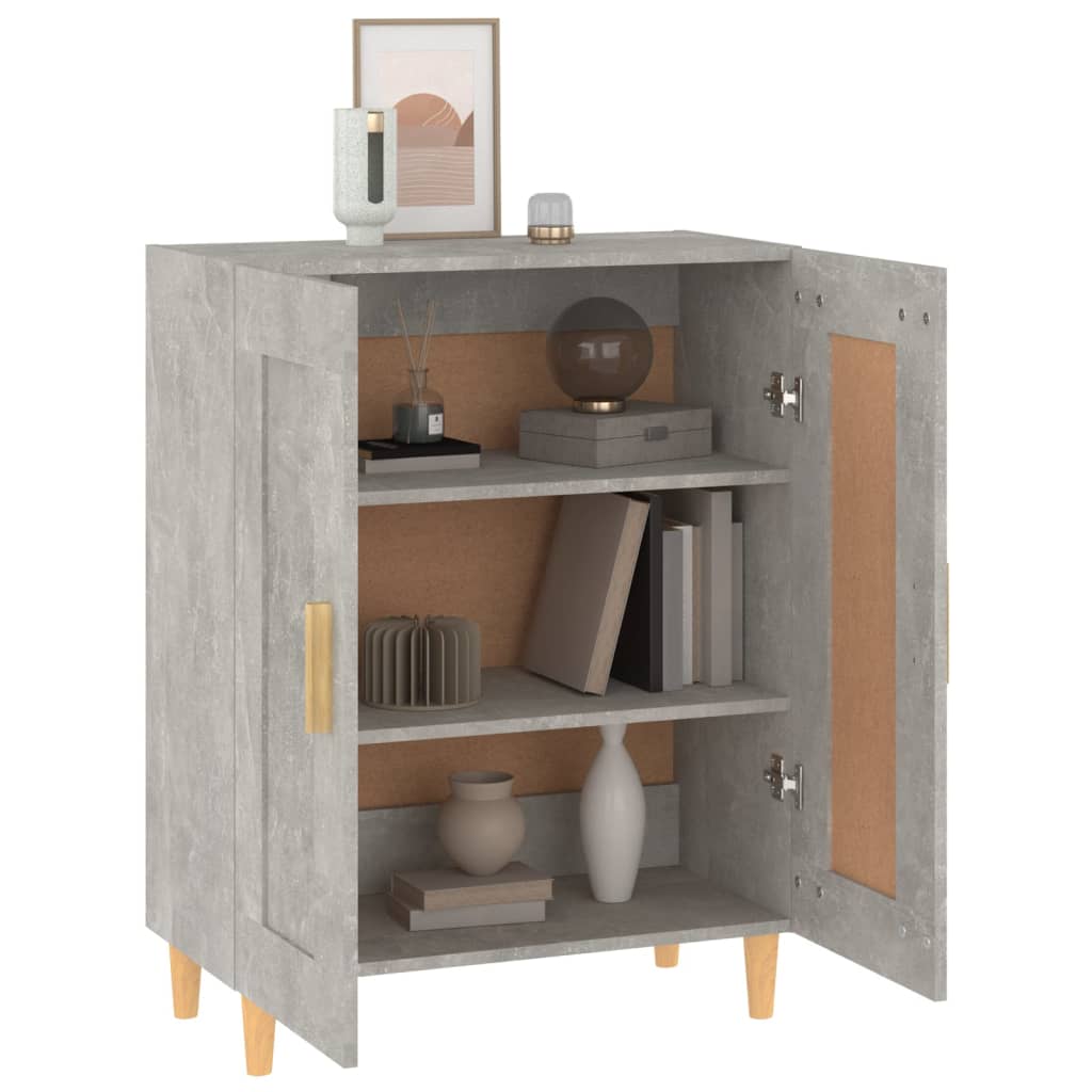 Buffet Gris béton 69,5x34x90 cm Bois d'ingénierie - XIOS