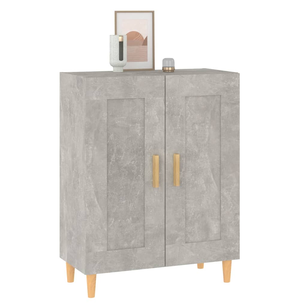 Buffet Gris béton 69,5x34x90 cm Bois d'ingénierie - XIOS