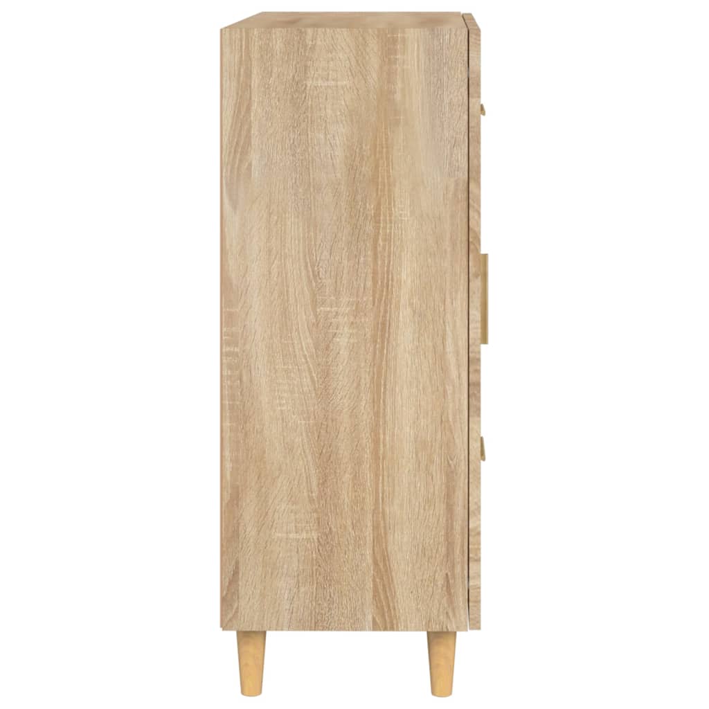 Buffet chêne sonoma 69,5x34x90 cm bois d'ingénierie - XIOS