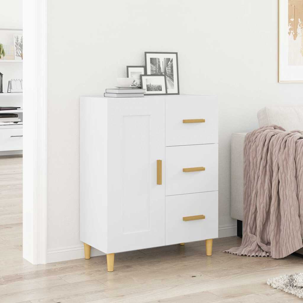 Buffet Blanc 69,5x34x90 cm Bois d'ingénierie - XIOS