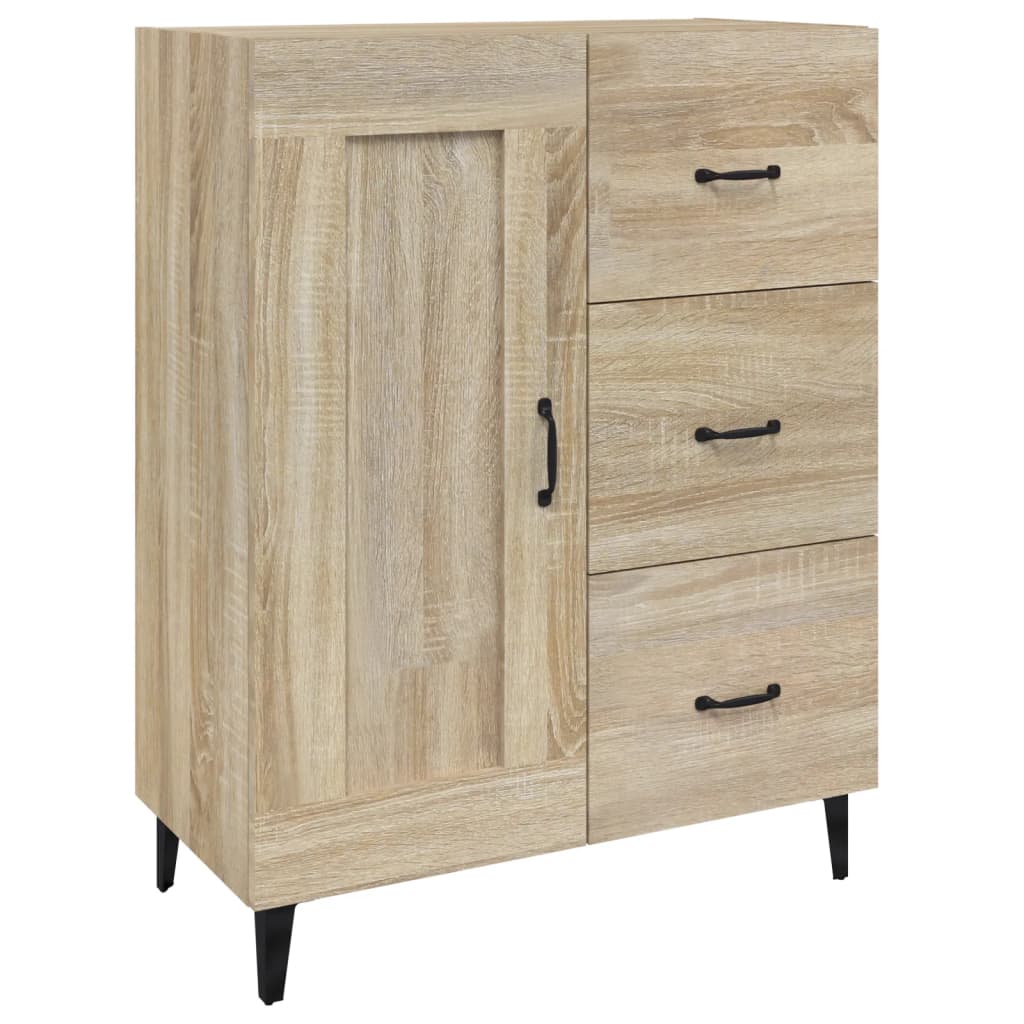 Buffet Chêne sonoma 69,5x34x90 cm Bois d'ingénierie - XIOS