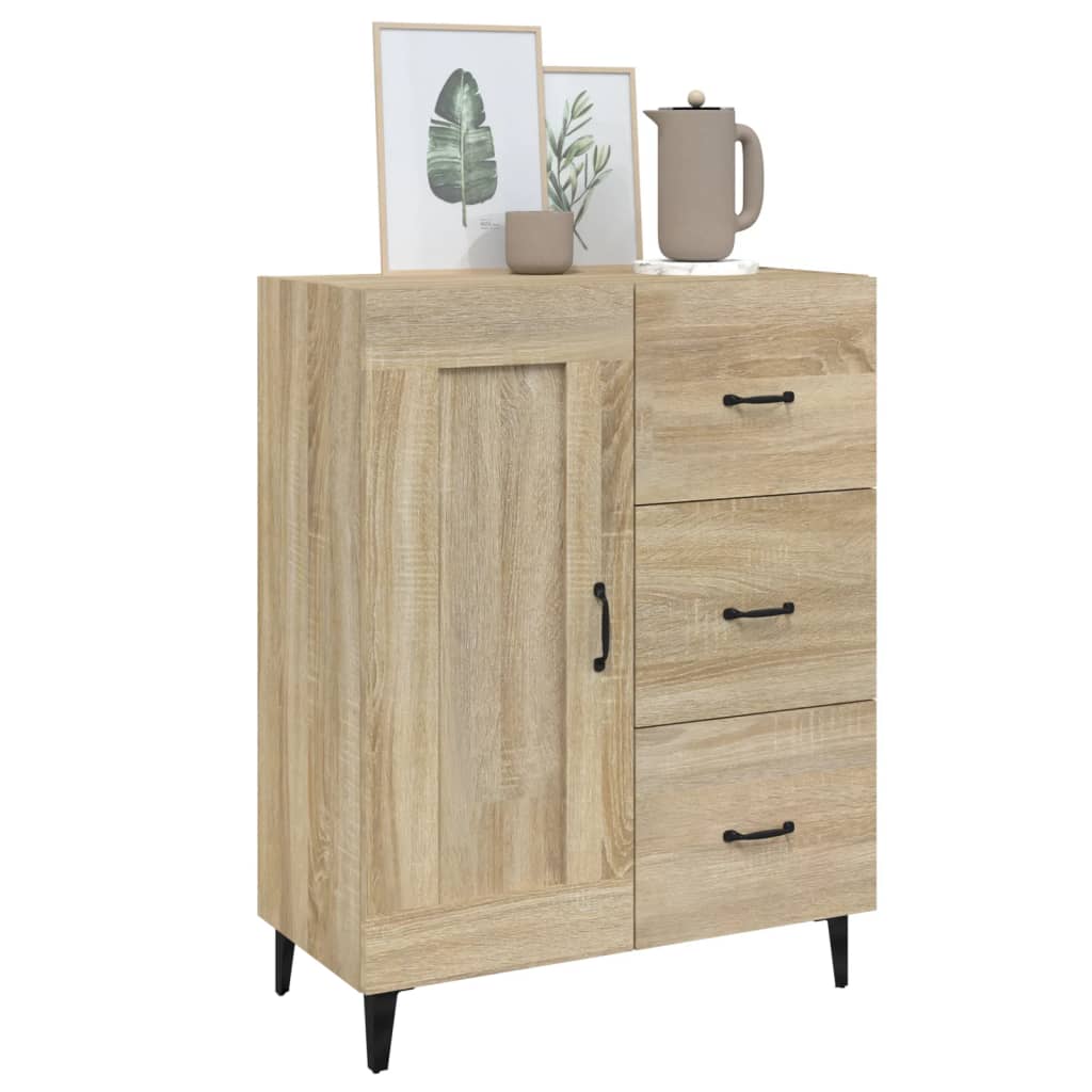 Buffet Chêne sonoma 69,5x34x90 cm Bois d'ingénierie - XIOS