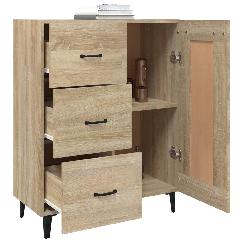 Buffet Chêne sonoma 69,5x34x90 cm Bois d'ingénierie - XIOS