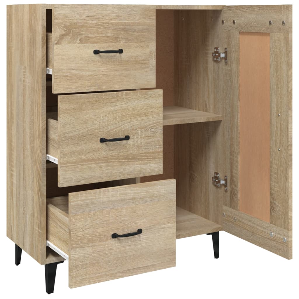 Buffet Chêne sonoma 69,5x34x90 cm Bois d'ingénierie - XIOS