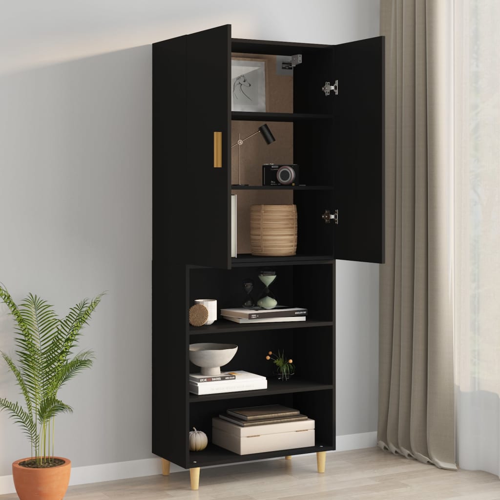 Armoire murale suspendue Noir 69,5x34x90 cm - XIOS