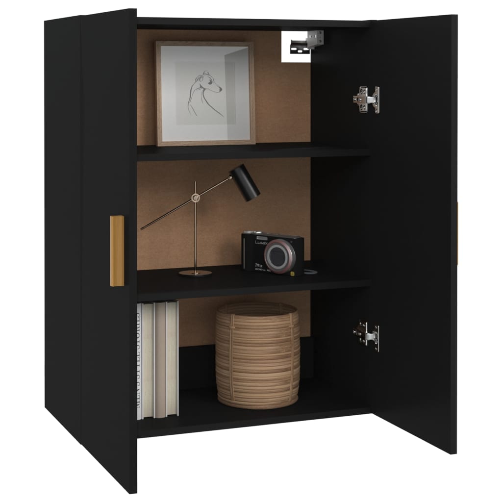 Armoire murale suspendue Noir 69,5x34x90 cm - XIOS