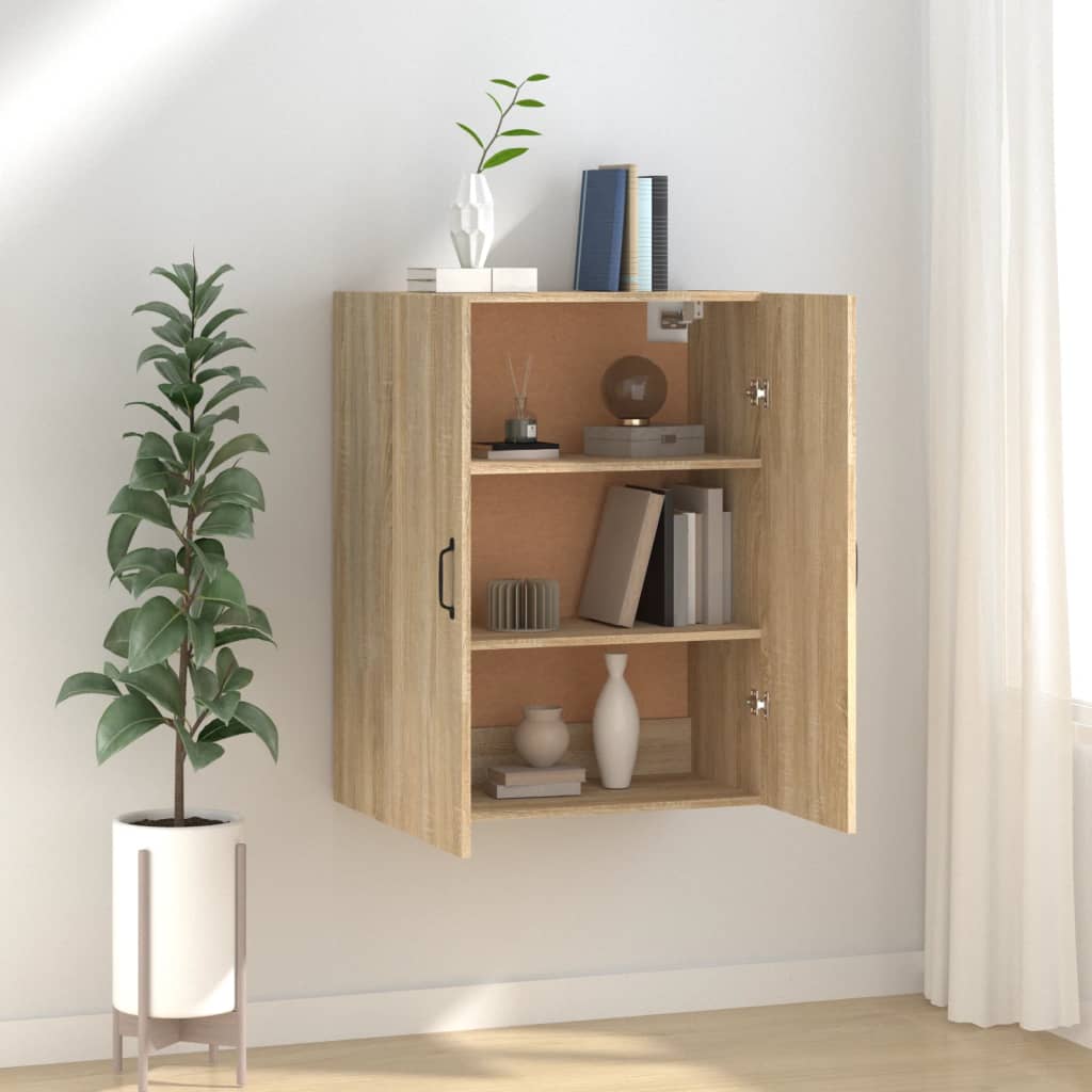 Armoire suspendue Chêne sonoma 69,5x34x90 cm Bois d'ingénierie - XIOS