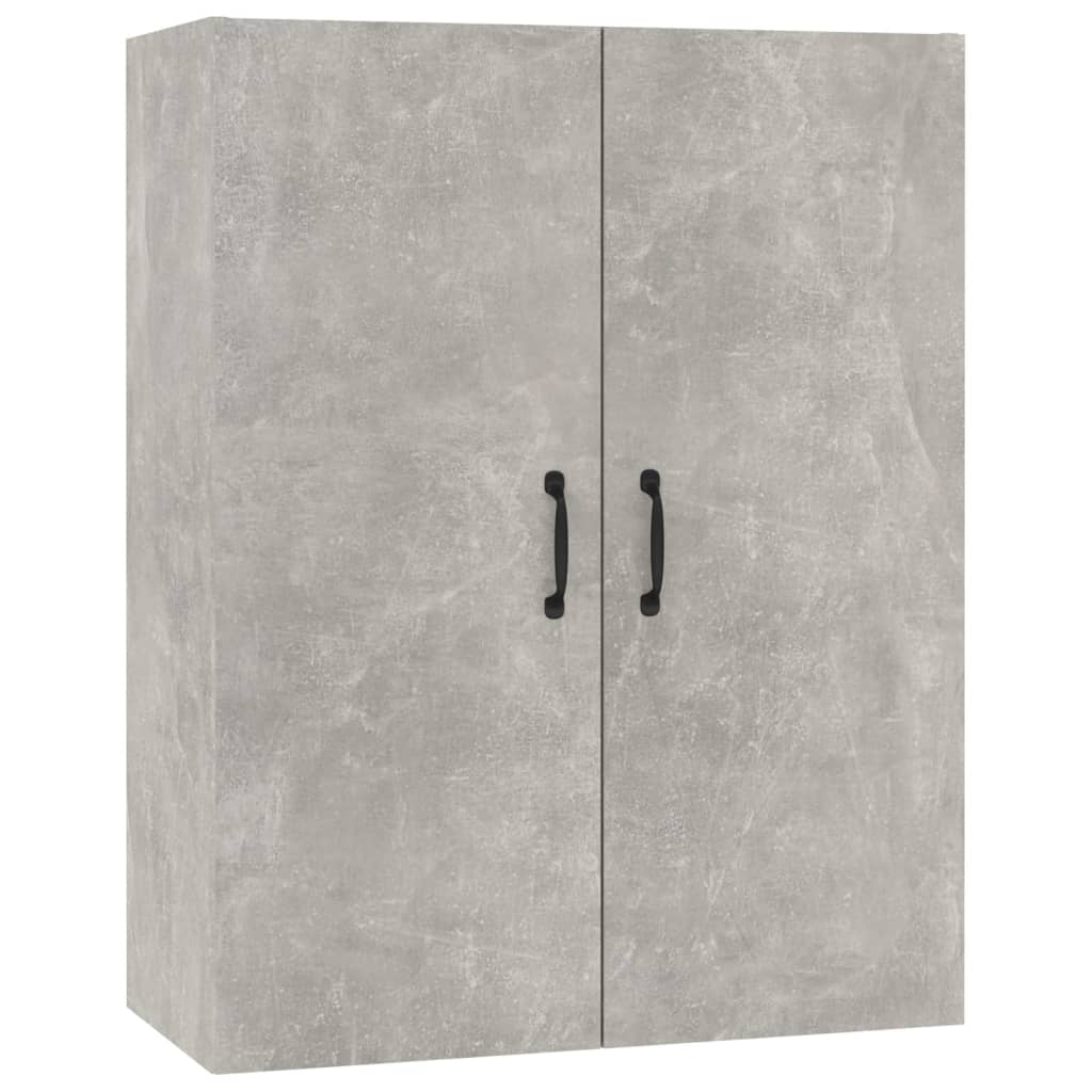 Armoire suspendue Gris béton 69,5x34x90 cm Bois d'ingénierie - XIOS