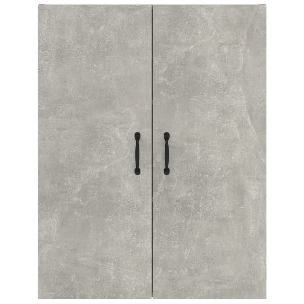 Armoire suspendue Gris béton 69,5x34x90 cm Bois d'ingénierie - XIOS