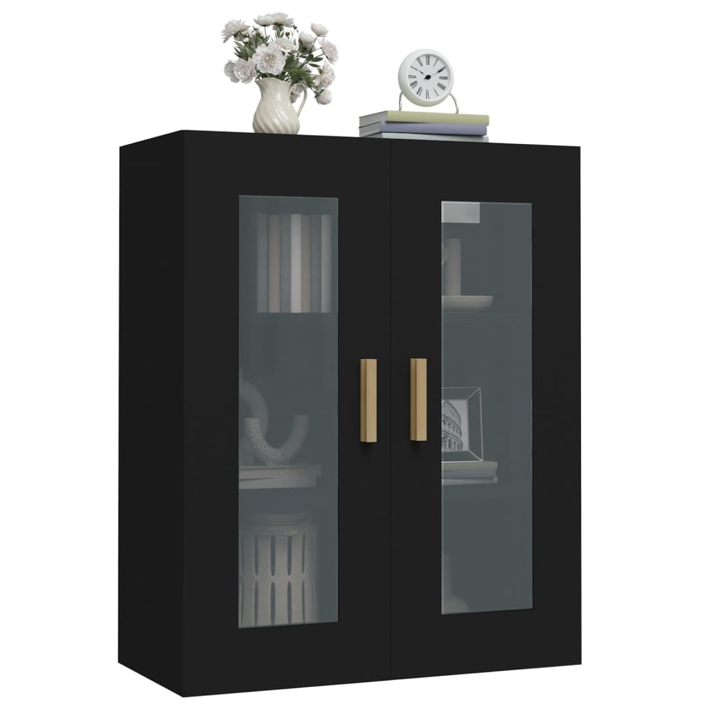 Armoire murale suspendue Noir 69,5x34x90 cm - XIOS