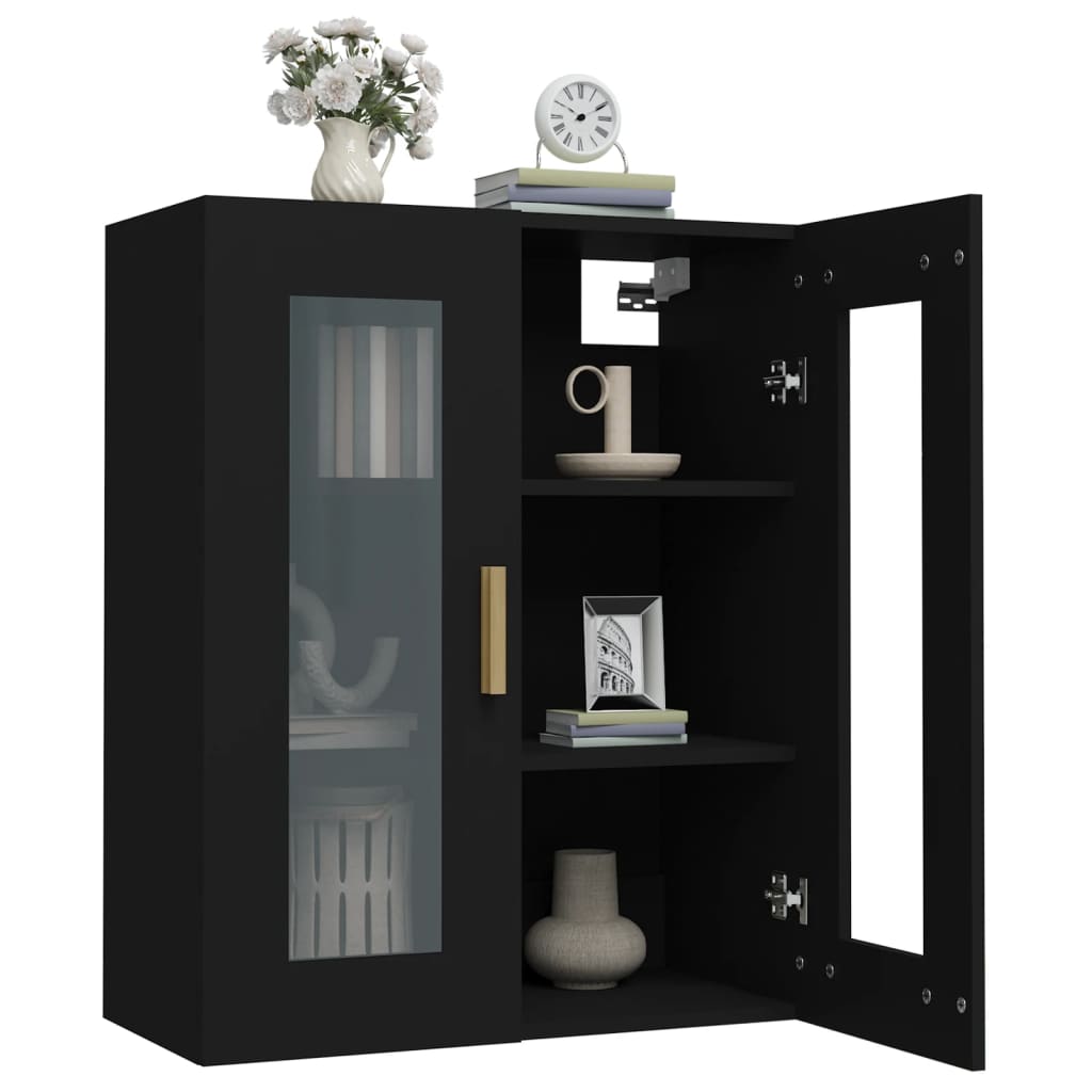 Armoire murale suspendue Noir 69,5x34x90 cm - XIOS