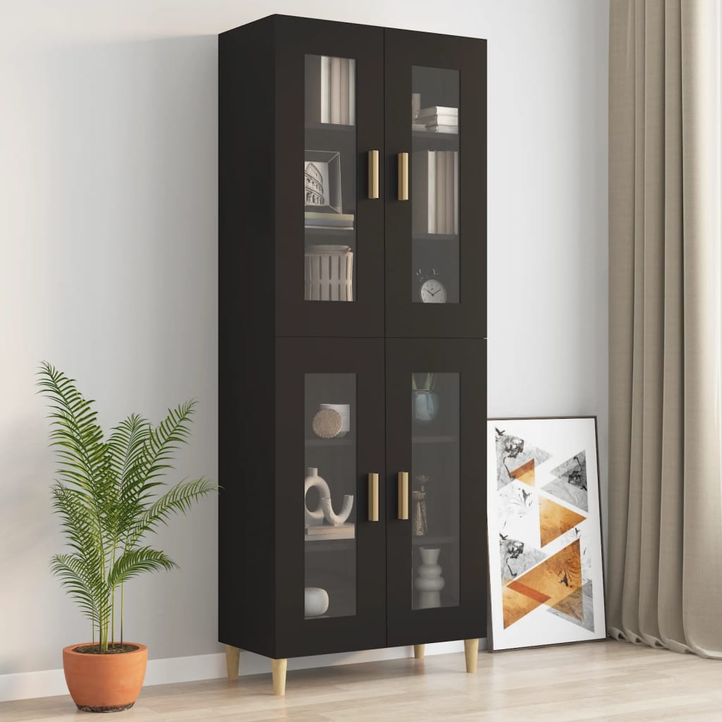 Armoire murale suspendue Noir 69,5x34x90 cm - XIOS