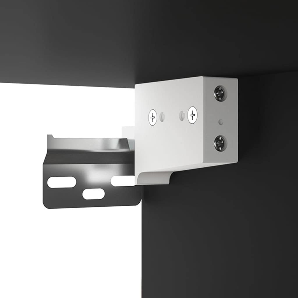 Armoire murale suspendue Noir 69,5x34x90 cm - XIOS