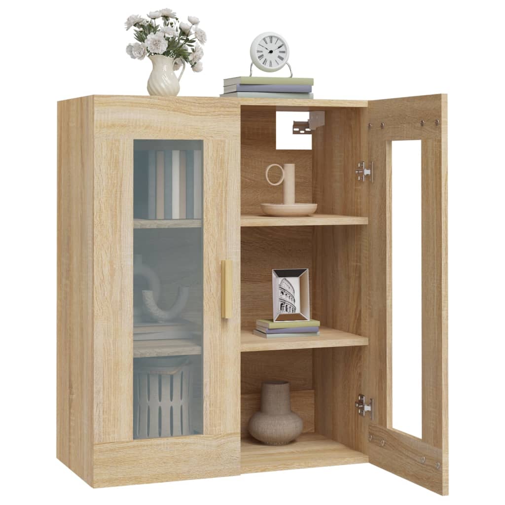 Armoire murale suspendue Chêne sonoma 69,5x34x90 cm - XIOS