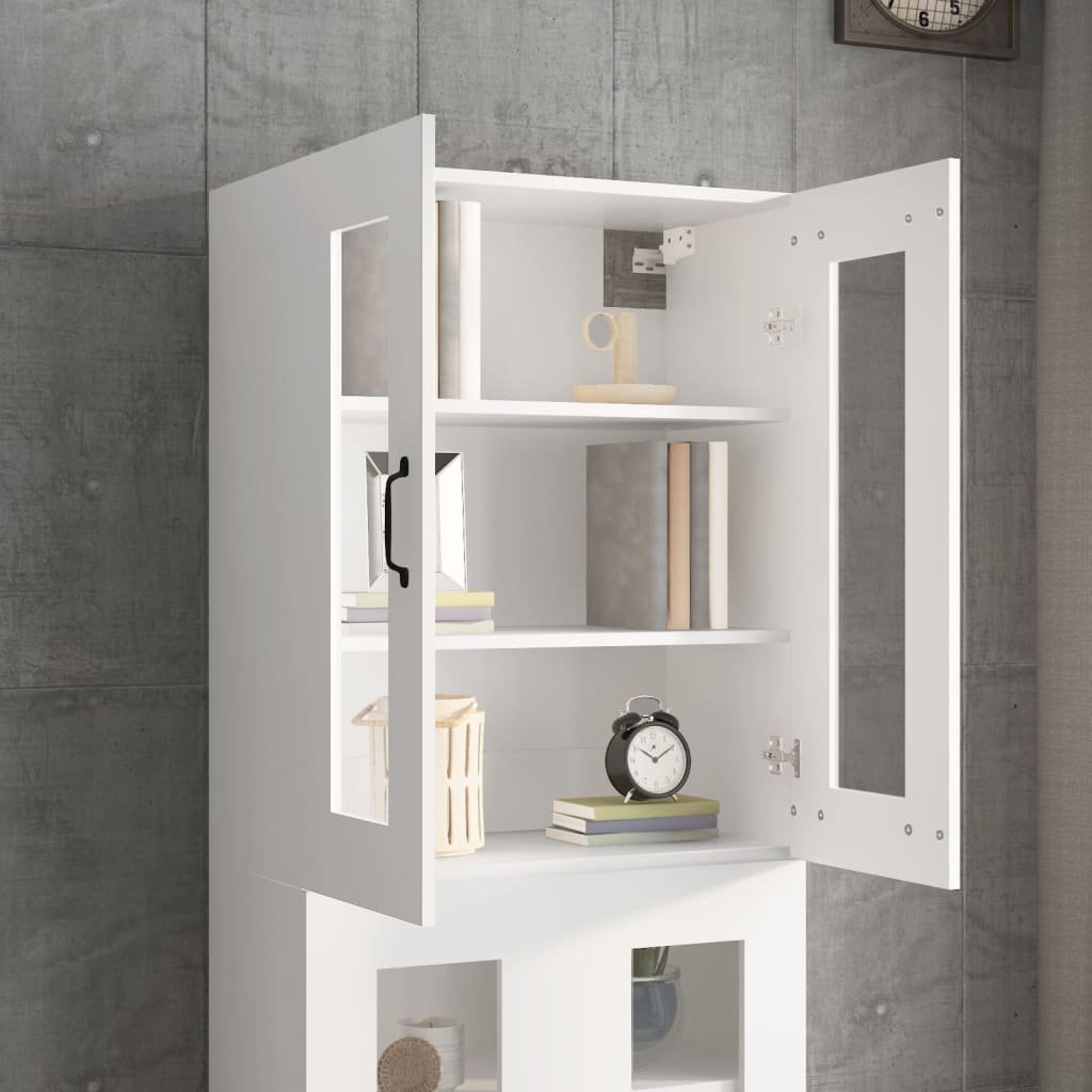 Armoire murale suspendue Blanc 69,5x34x90 cm - XIOS