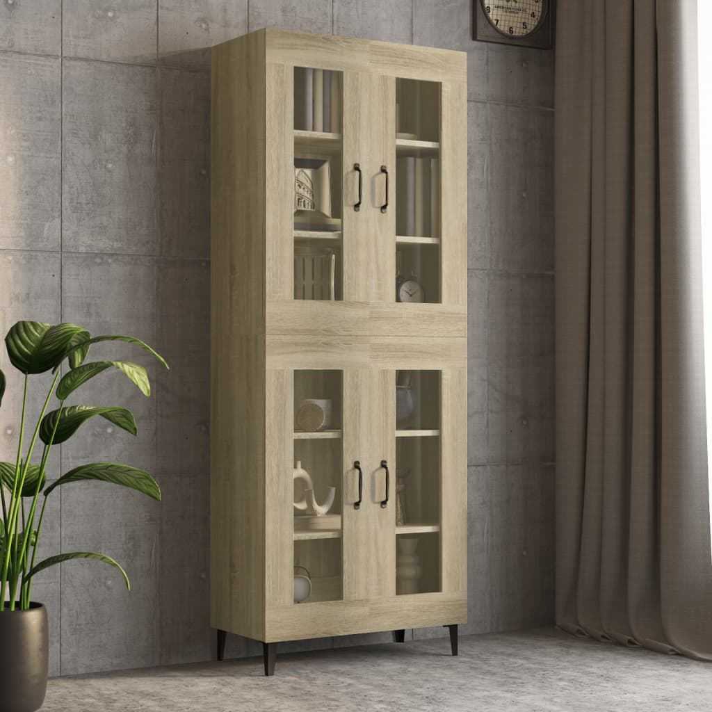 Armoire murale suspendue Chêne sonoma 69,5x34x90 cm - XIOS