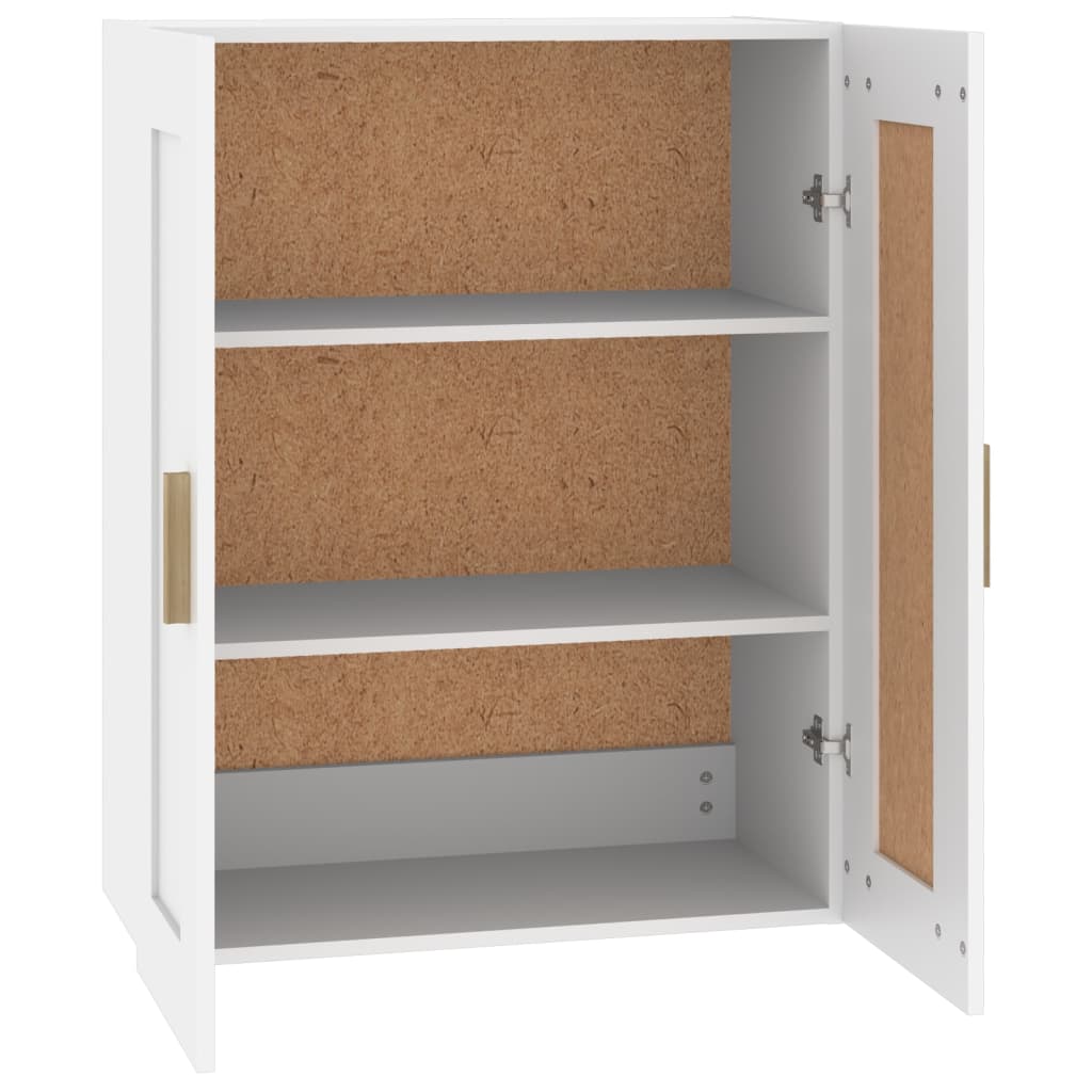 Armoire murale blanc 69,5x32,5x90 cm bois d'ingénierie - XIOS