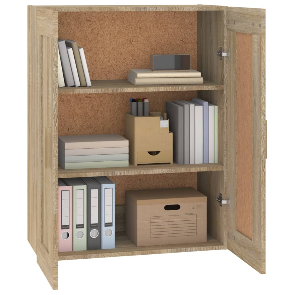 Armoire murale chêne sonoma 69,5x32,5x90 cm bois ingénierie - XIOS