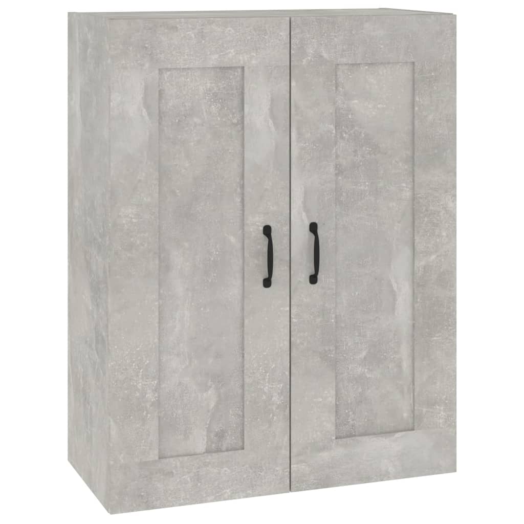Armoire murale suspendue Gris béton 69,5x32,5x90 cm - XIOS