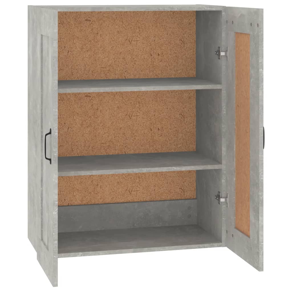 Armoire murale suspendue Gris béton 69,5x32,5x90 cm - XIOS