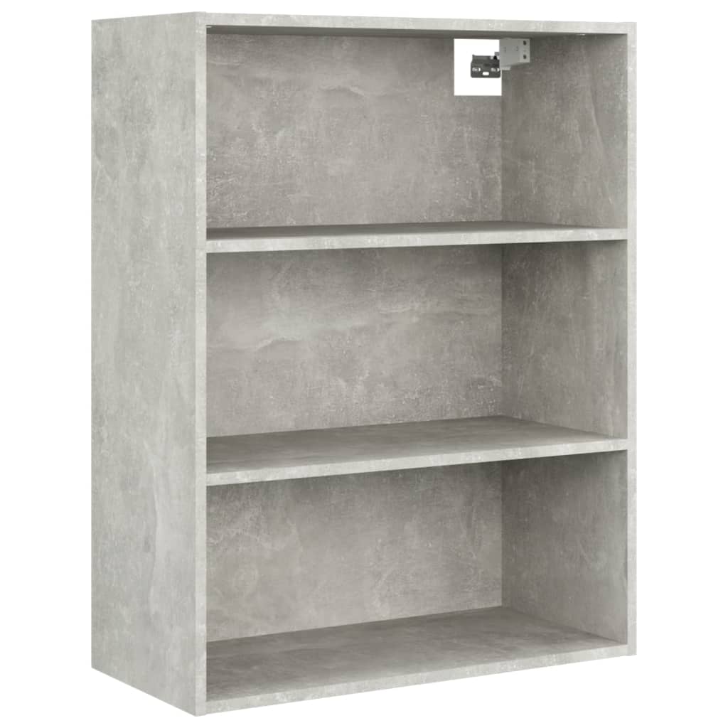 Armoire murale suspendue Gris béton 69,5x32,5x90 cm - XIOS