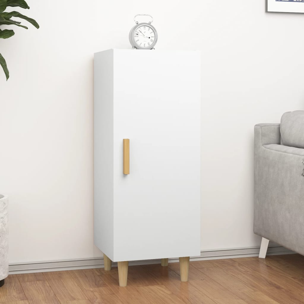 Buffet Blanc 34,5x34x90 cm Bois d'ingénierie - XIOS