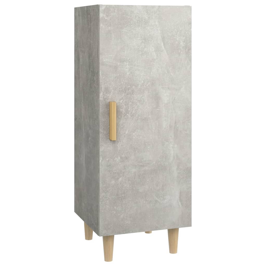 Buffet Gris béton 34,5x34x90 cm Bois d'ingénierie - XIOS