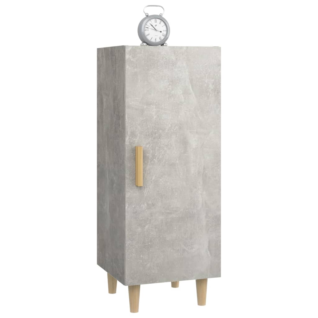 Buffet Gris béton 34,5x34x90 cm Bois d'ingénierie - XIOS