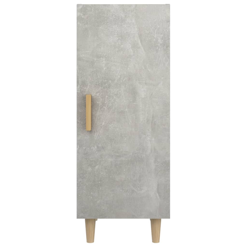 Buffet Gris béton 34,5x34x90 cm Bois d'ingénierie - XIOS