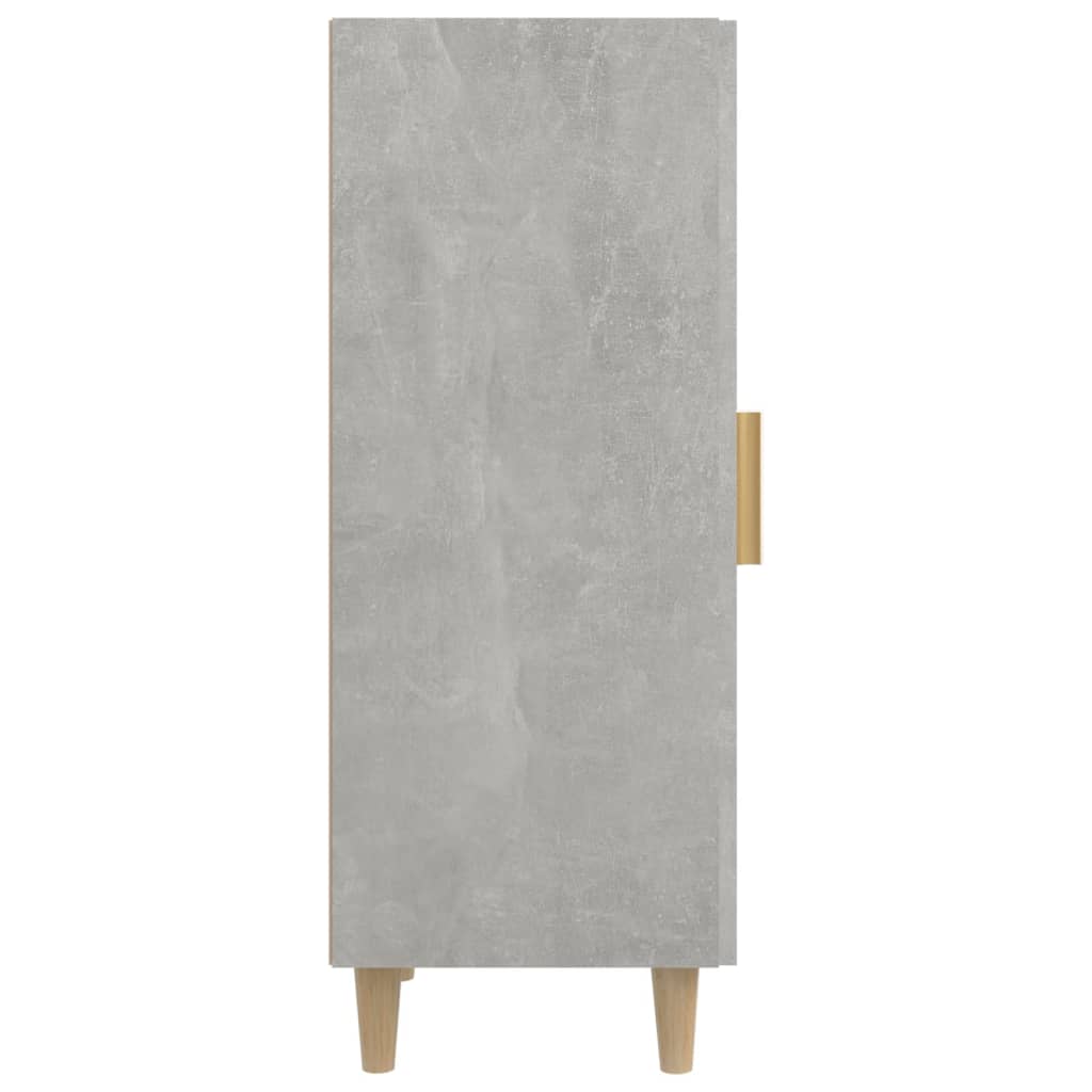 Buffet Gris béton 34,5x34x90 cm Bois d'ingénierie - XIOS