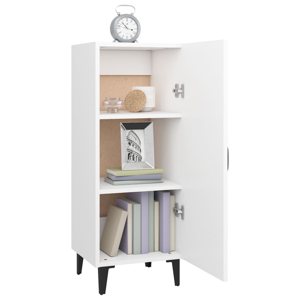 Buffet Blanc 34,5x34x90 cm Bois d'ingénierie - XIOS