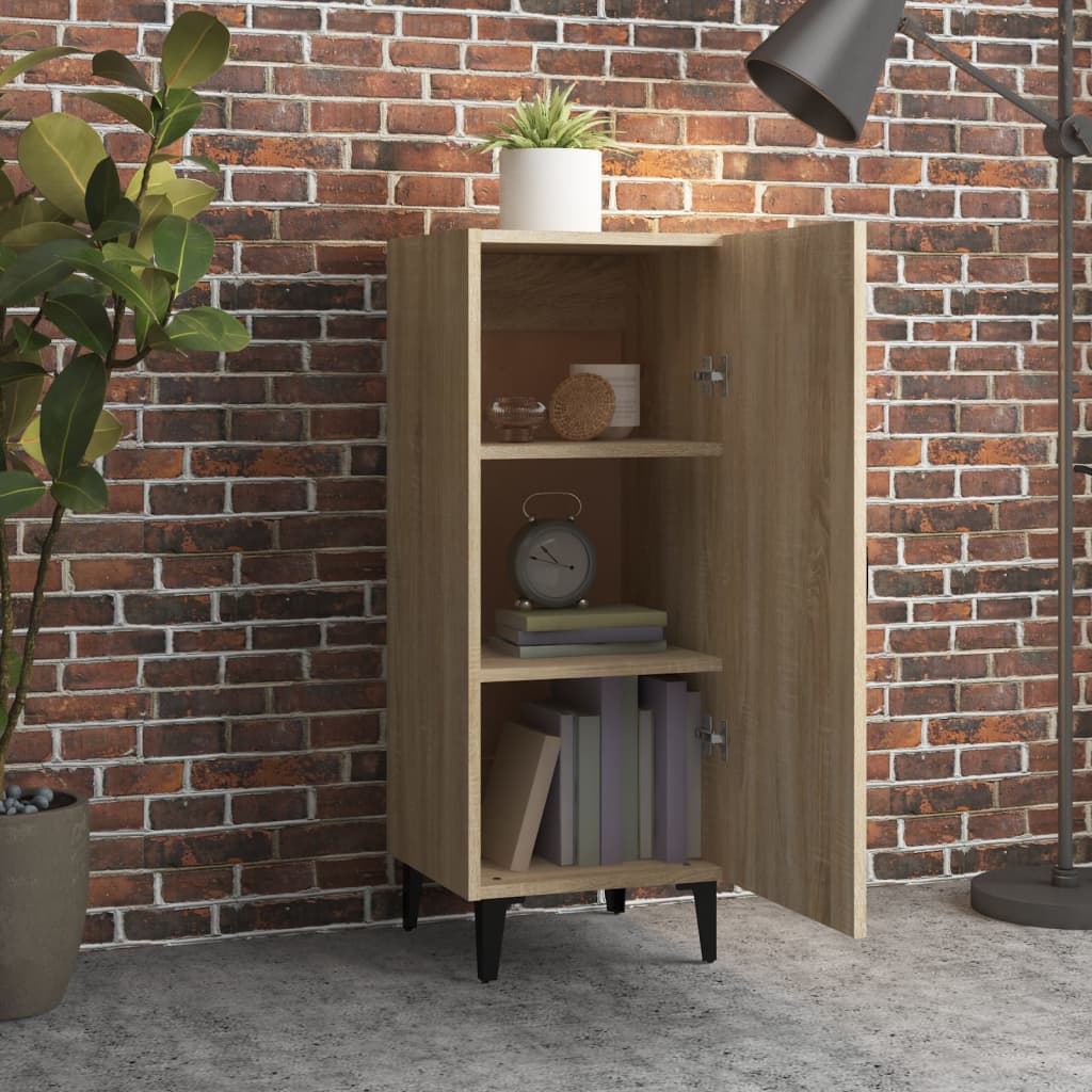 Buffet Chêne sonoma 34,5x34x90 cm Bois d'ingénierie - XIOS