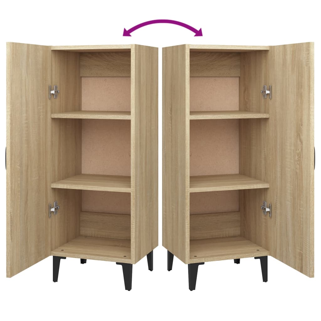 Buffet Chêne sonoma 34,5x34x90 cm Bois d'ingénierie - XIOS