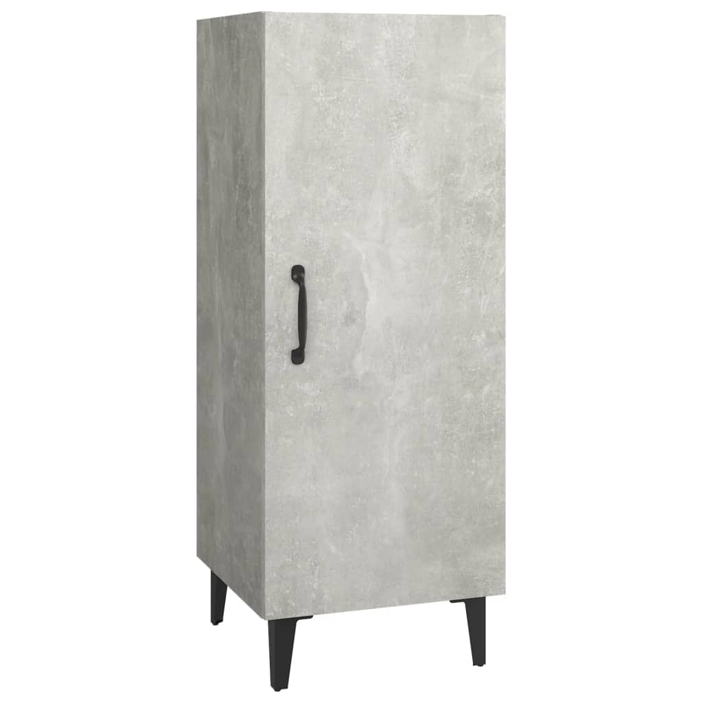 Buffet Gris béton 34,5x34x90 cm Bois d'ingénierie - XIOS