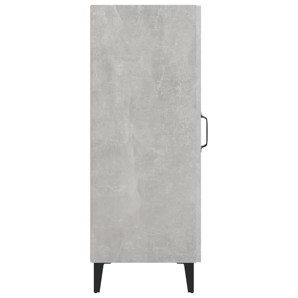 Buffet Gris béton 34,5x34x90 cm Bois d'ingénierie - XIOS
