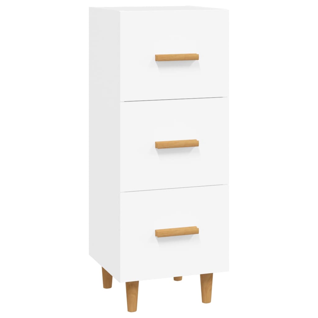 Buffet blanc 34,5x34x90 cm bois d'ingénierie - XIOS