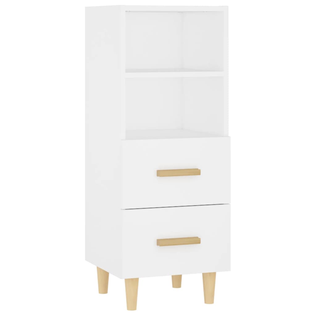 Buffet Blanc 34,5x34x90 cm Bois d'ingénierie - XIOS