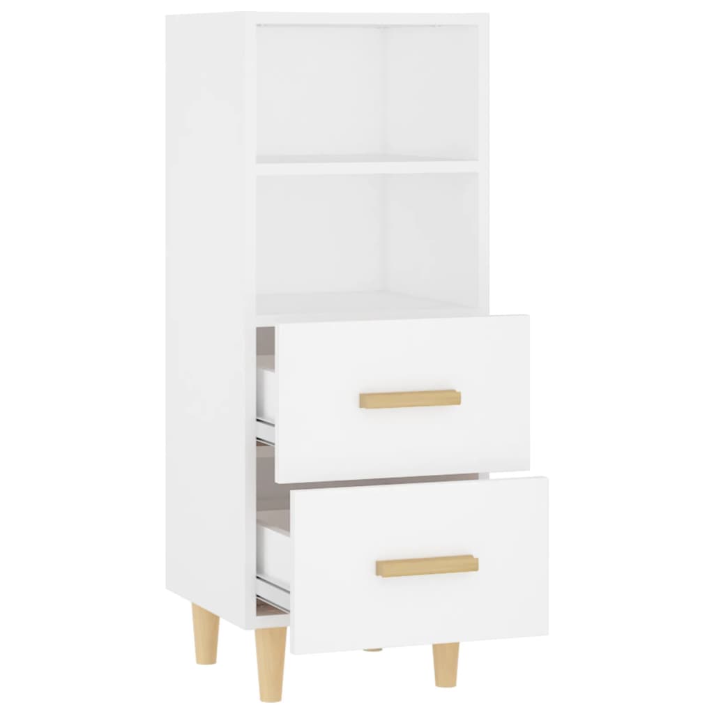 Buffet Blanc 34,5x34x90 cm Bois d'ingénierie - XIOS