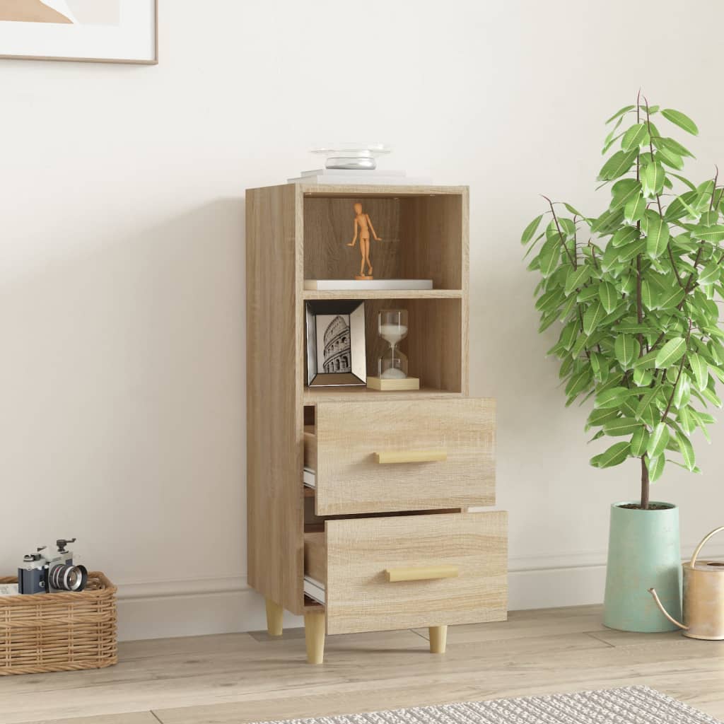 Buffet Chêne sonoma 34,5x34x90 cm Bois d'ingénierie - XIOS