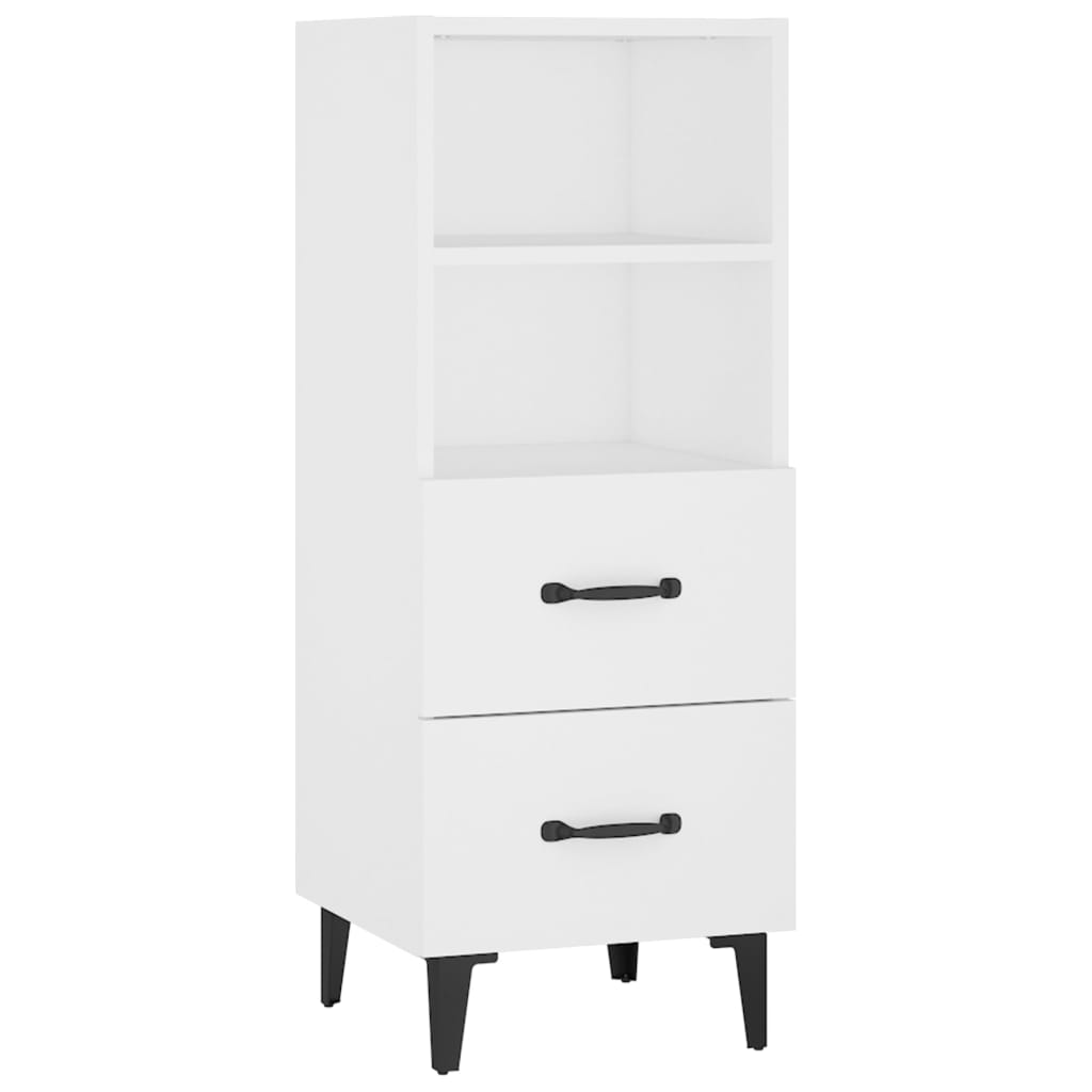 Buffet Blanc 34,5x34x90 cm Bois d'ingénierie - XIOS