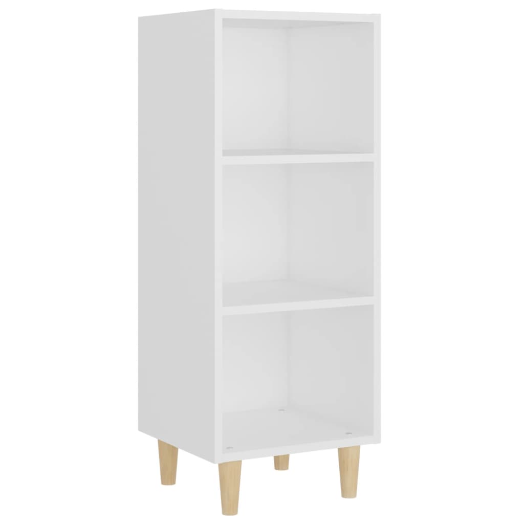 Buffet Blanc 34,5x32,5x90 cm Bois d'ingénierie - XIOS