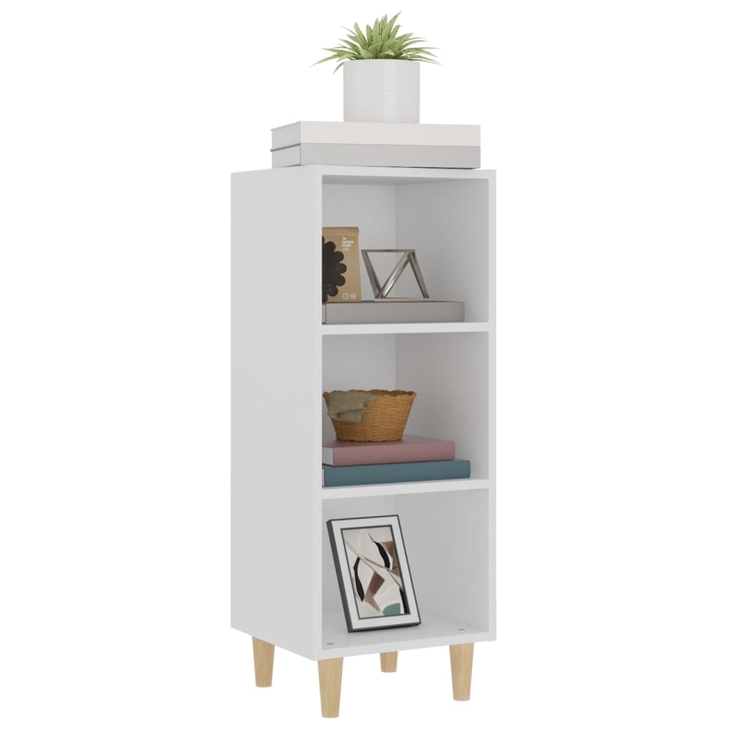 Buffet Blanc 34,5x32,5x90 cm Bois d'ingénierie - XIOS