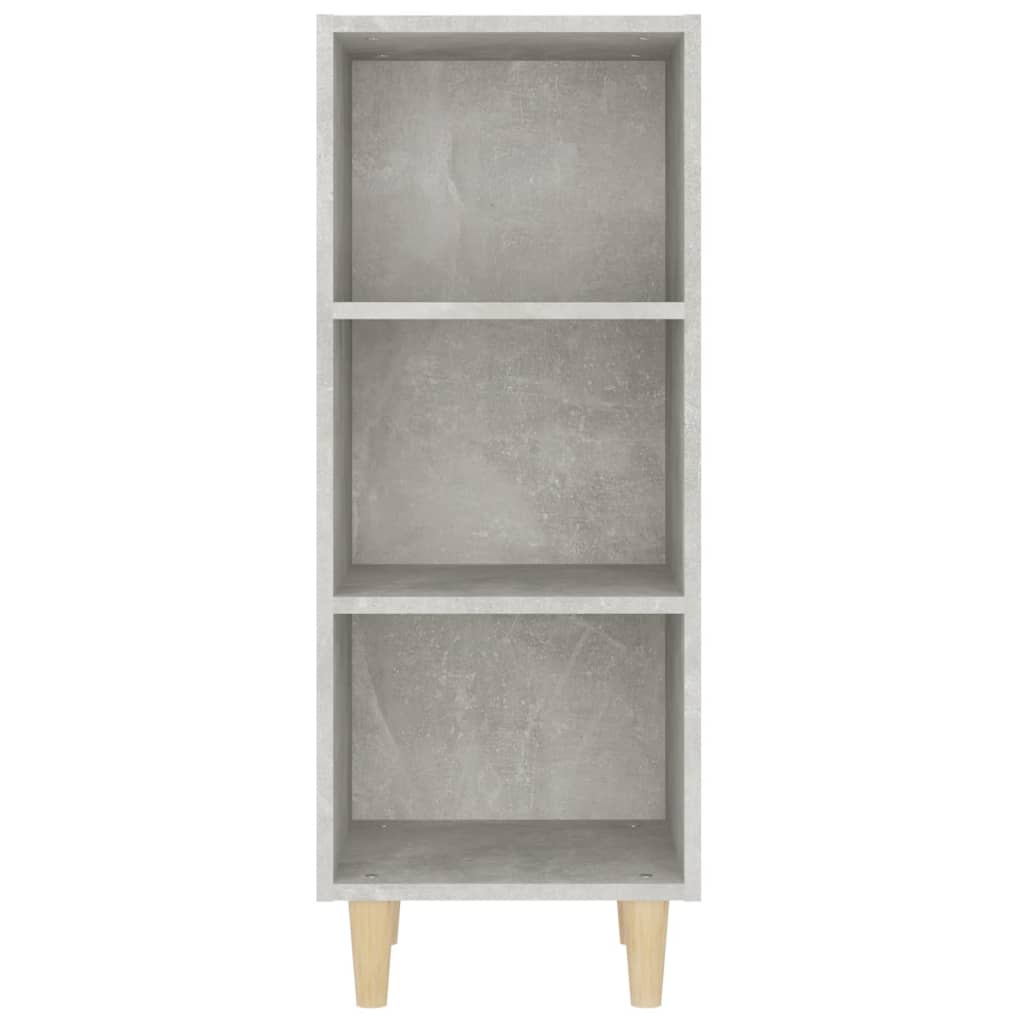 Buffet Gris béton 34,5x32,5x90 cm Bois d'ingénierie - XIOS