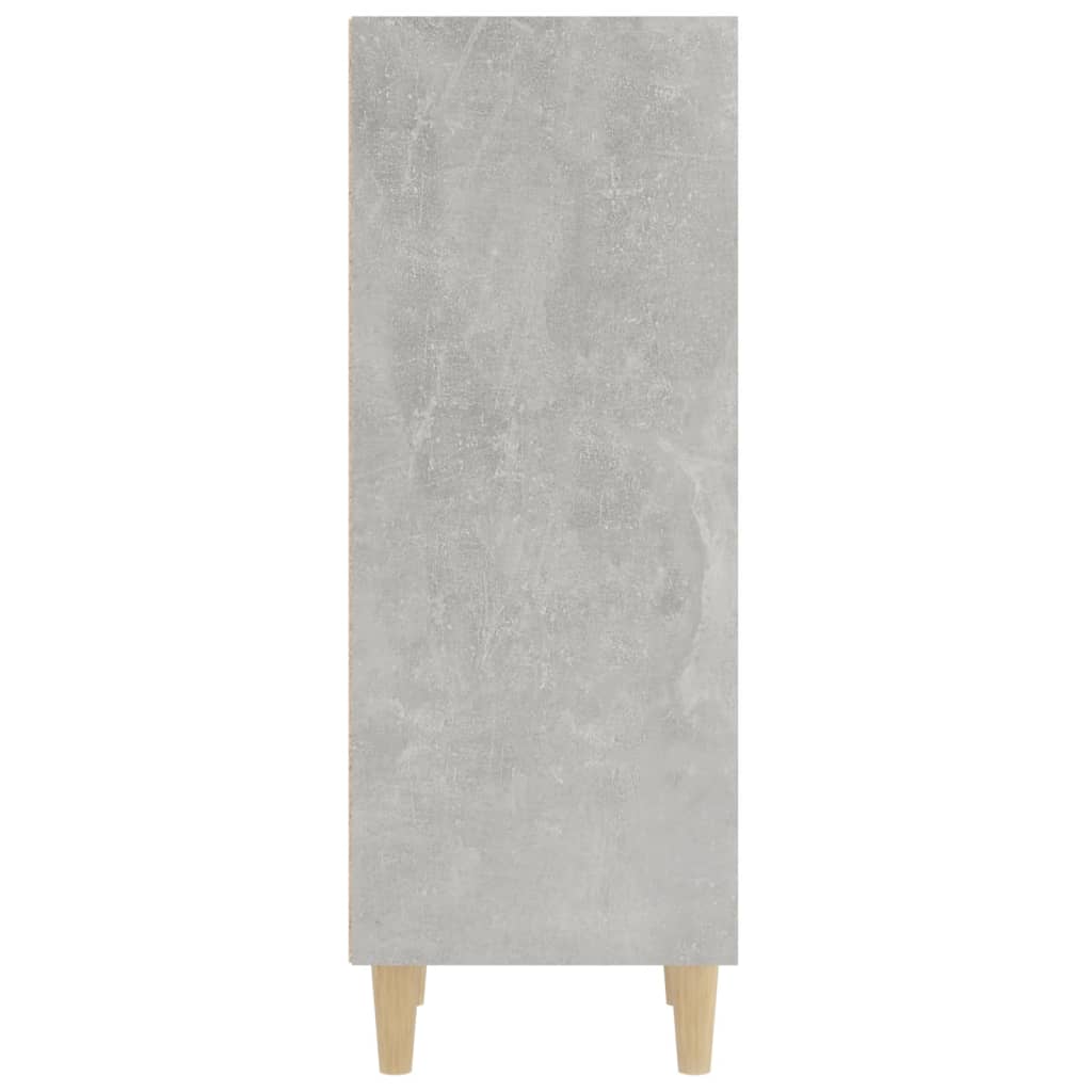 Buffet Gris béton 34,5x32,5x90 cm Bois d'ingénierie - XIOS