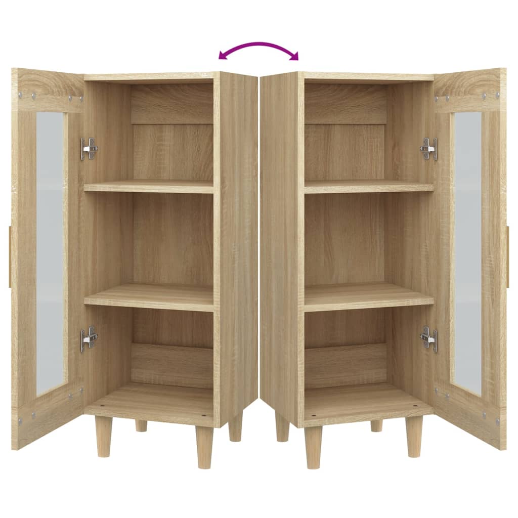 Buffet Chêne sonoma 34,5x34x90 cm Bois d'ingénierie - XIOS