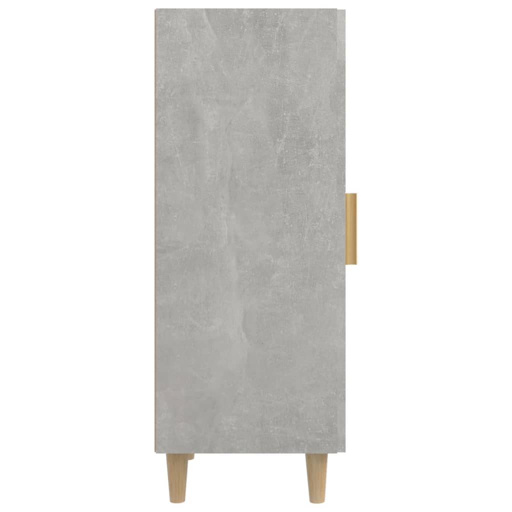 Buffet Gris béton 34,5x34x90 cm Bois d'ingénierie - XIOS