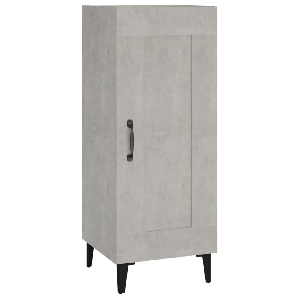 Buffet Gris béton 34,5x34x90 cm Bois d'ingénierie - XIOS