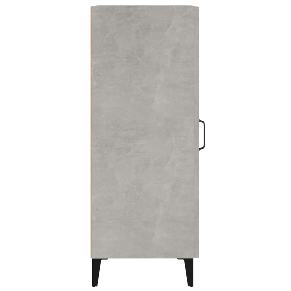 Buffet Gris béton 34,5x34x90 cm Bois d'ingénierie - XIOS
