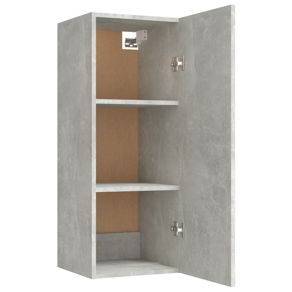 Armoire murale Gris béton 34,5x34x90 cm Bois d'ingénierie - XIOS