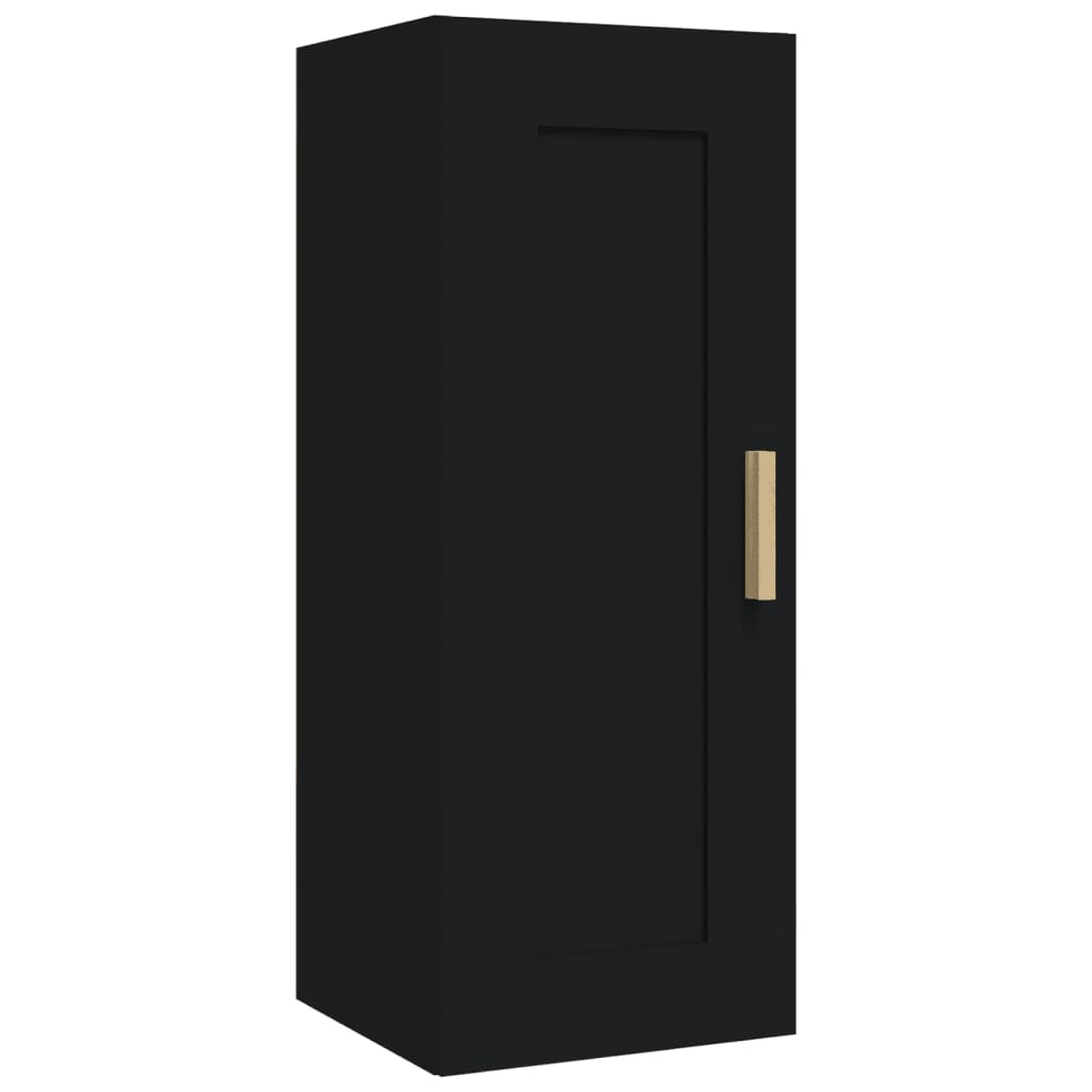 Armoire murale Noir 35x34x90 cm Bois d'ingénierie - XIOS